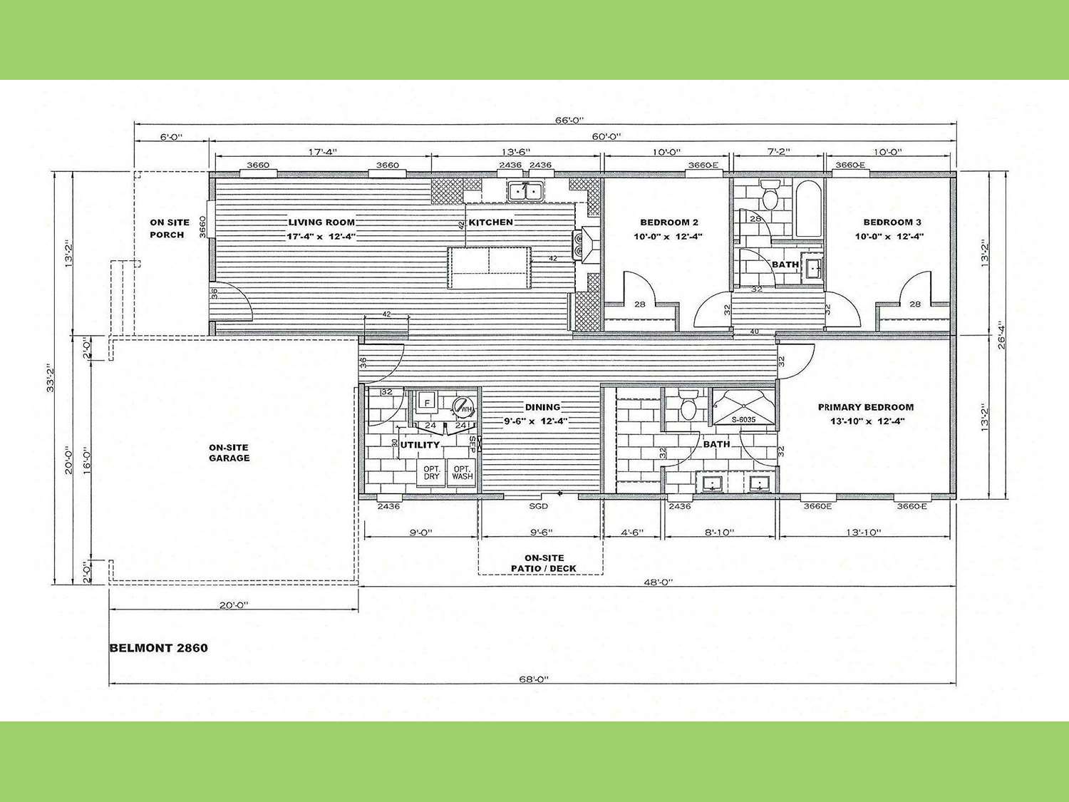 Clayton - Cross Mod - BELMONT WEST full size floor plan #1