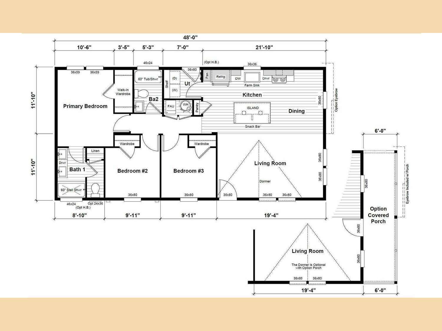 Clayton - Harmony - HOT CHILI full size floor plan #1