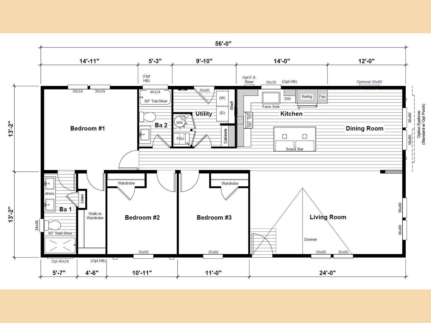 Clayton - Harmony - LIGHTFOOT full size floor plan #1