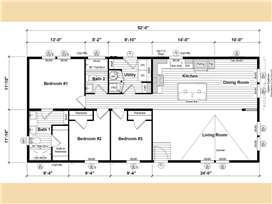Clayton - Harmony - OYSTER floor plan thumbnail #1