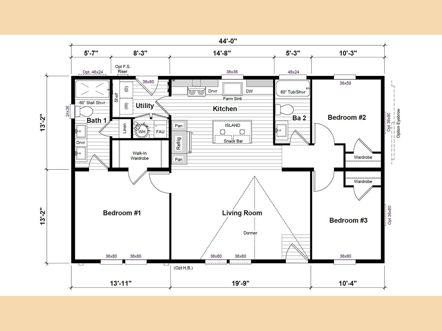 Clayton - Harmony - PRINCE full size floor plan #1