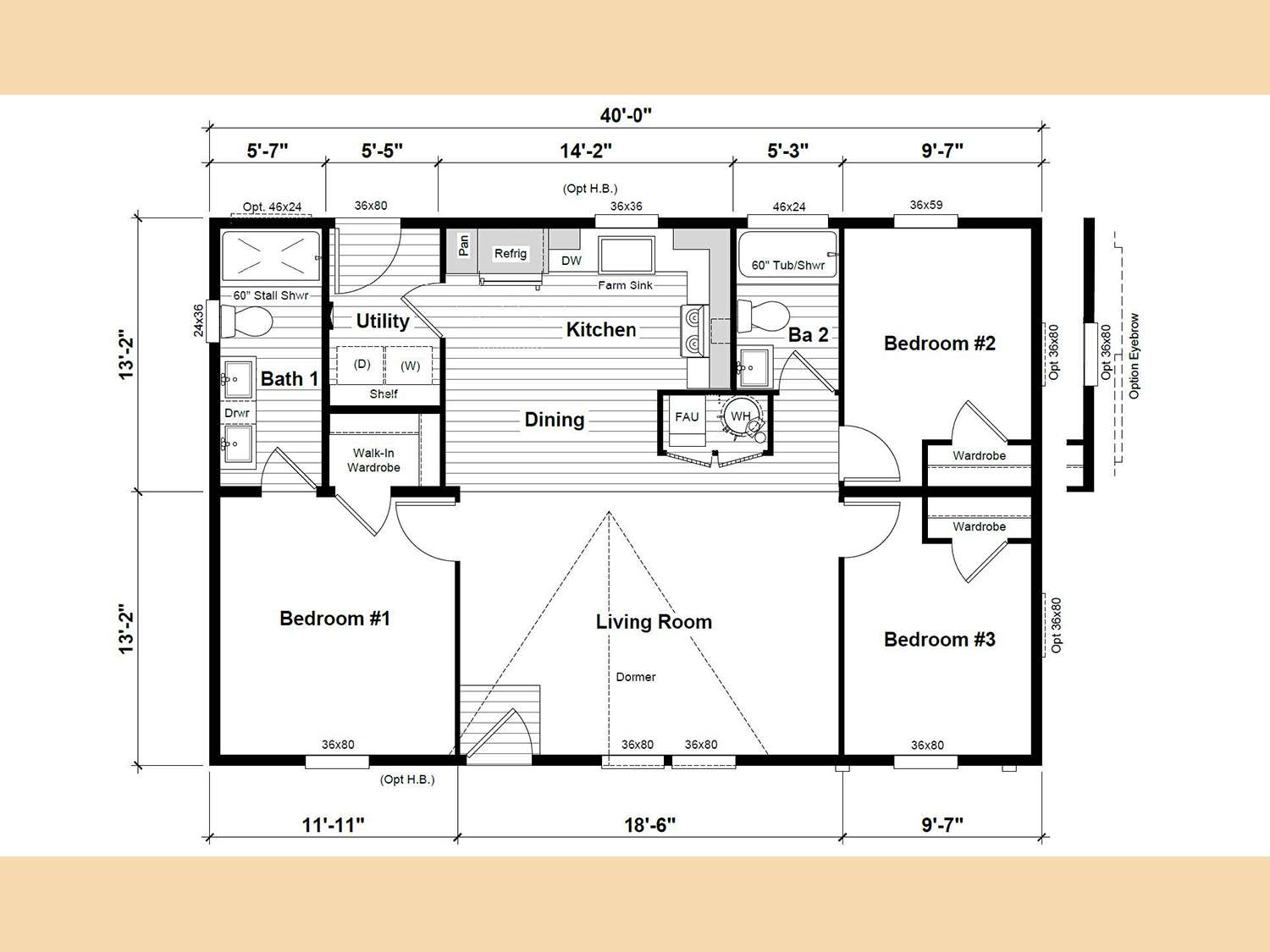 Clayton - Harmony - SUNSHINE full size floor plan #1