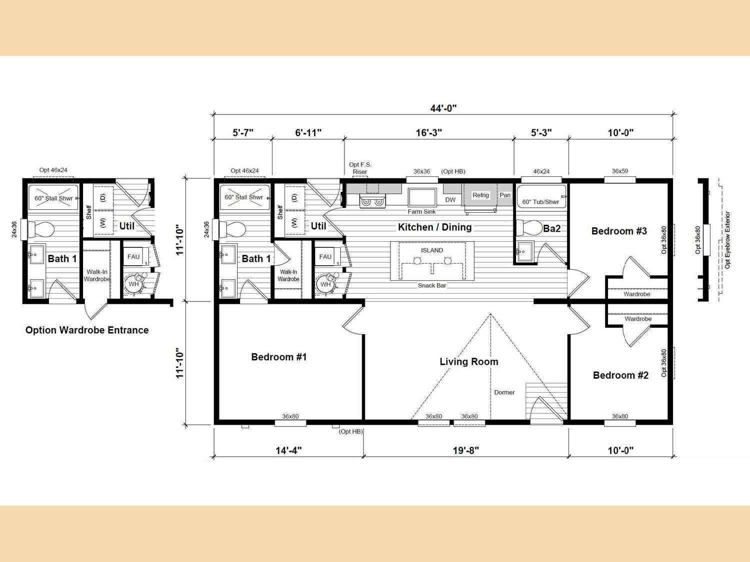 Clayton - Harmony - VELVET full size floor plan #1