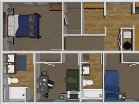 Clayton - Tempo - THREE LITTLE BIRDS floor plan thumbnail #1