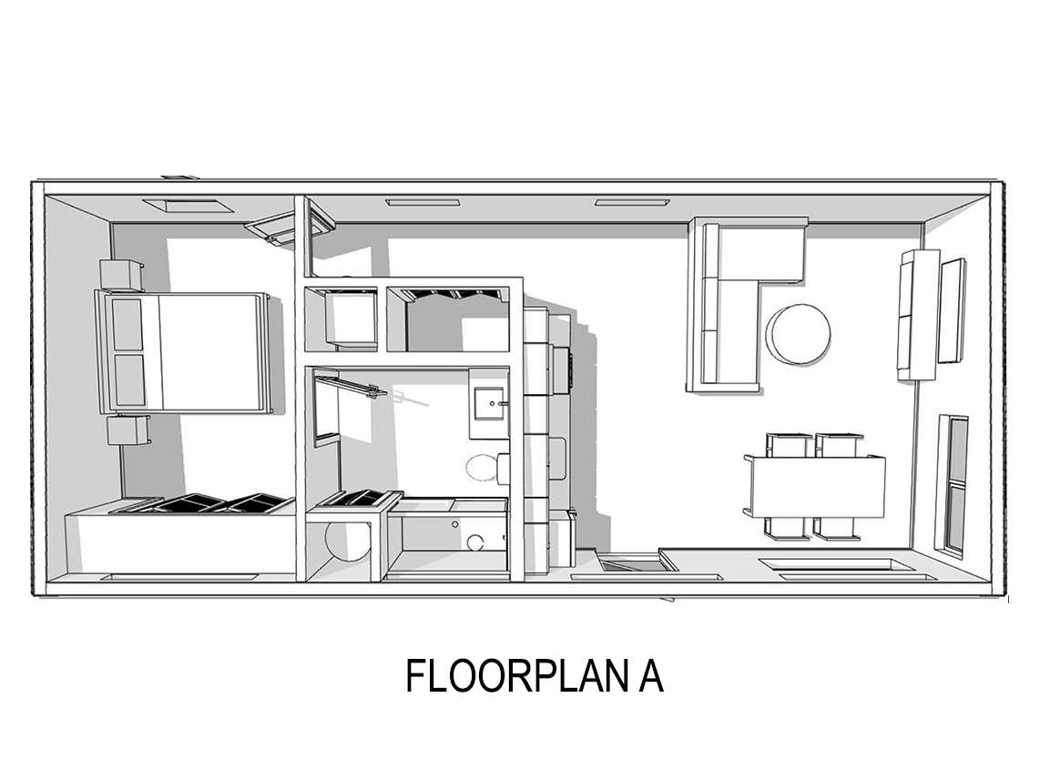 StudioHOME - Summit - 608 full size floor plan #1